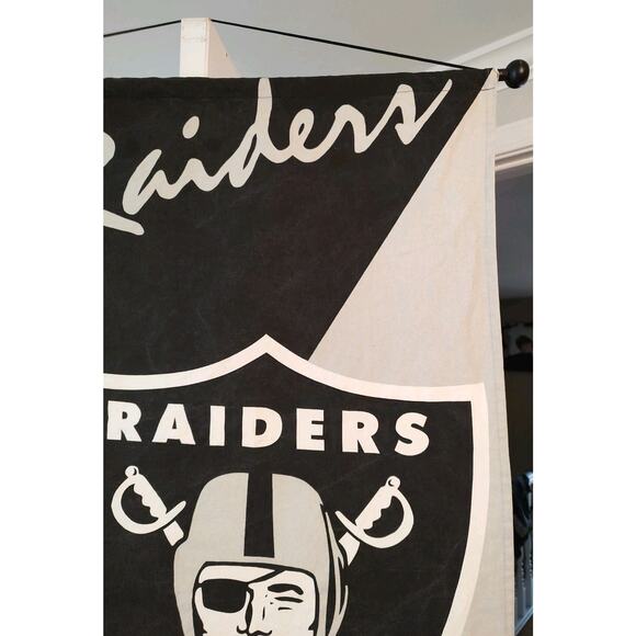 OAKLAND RAIDERS Wall Banner Hanging Flag 28" x 43" - Picture 4 of 5
